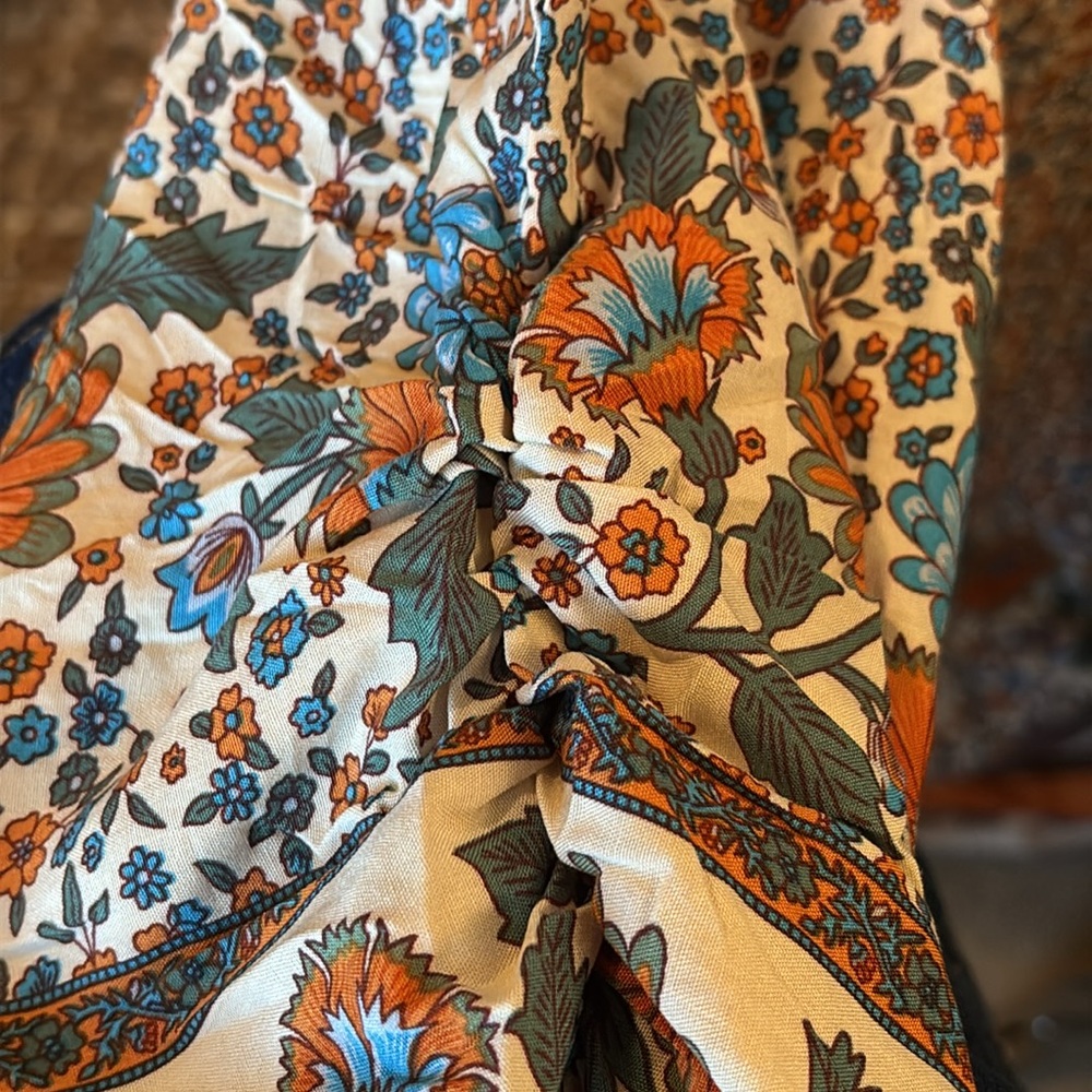 Hotouch Floral Boho Dress with Tassel Size XL - Picture 4 of 8